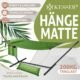 Hamac double KESSER avec support et coussin - 200 kg