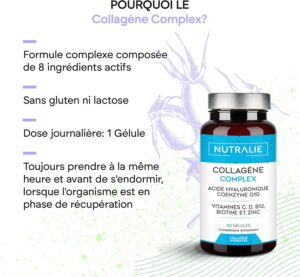 81QSkKsQdqL._AC_SL1500_.jpg Collagene et Acide Hyaluronique GAGNANT 2022 Peau Hydratee et Articulations Fortes - Biotine Collagene Hydrolyse Haute Concentra