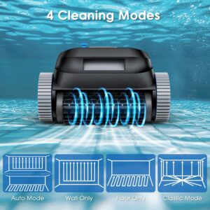 QP5 NIXBOT QP5 Robot Pool Cleaner Dual Motor Turbine System for Off-Terrain and Inground Pools with Wall Climing and Navigation Tech