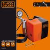 BLACKDECKER Portable compressor, Black, BD 195 CUBO