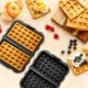 2 Pieces Moule Gaufre Air Fryer pour Ninja AF400EU, AF451EU et SL400EU, Moule Silicone Patisserie Accessoires Air Fryer, Moule Gatea