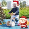 XJD Balance Bike from 1 Year - Toy for 10-24 Months Baby - Mini with 4 Wheels - Toddler Bike - Without Pedals - First Wheel Gift (Br