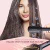 Brosse lissante ionique en ceramique MEGAWISE Pro pour salon de coiffure Technologie de chauffage rapide MCH 20 s avec arret autom