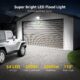Lepro Projecteur LED Exterieur 50W 2 Pieces, 4250LM Spot Led , 5000K Blanc Froid , IP65 Etanche Eclairage de Securite, Projecteur po