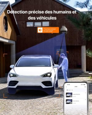 Caméra Tenda WiFi extérieure 3MP - Vision nuit couleur