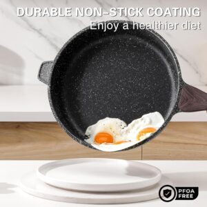 81TVPoCfyFL._AC_SL1500_.jpg Kordisen Poele a Frire Profonde Antiadhesive avec Couvercle, Grande Poele Induction 30 cm, Saine et Non Toxique, Sans PFOA