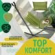Hamac double KESSER avec support XXL 200 kg pour 2 pers Kaki
