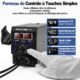 Station de soudage 750W Yofuly 2 en 1 air chaud 200-480°C