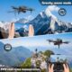 Mini Drone pour Enfant avec Camera 1080P HD, Avec une touche decollageatterrissage, Flip 3D, Capteur de gravite, Controle gestuel,