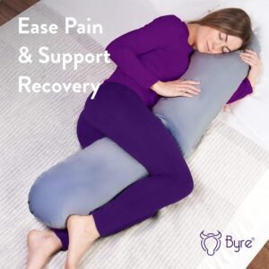 Byre Oreiller de Soutien Rembourrage en Mousse a memoire de Forme de premiere qualite Oreiller de Grossesse Recuperation Spor