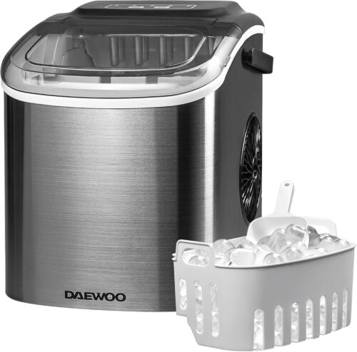 Machine à glaçons portable Daewoo 12 kg/24h autonettoyante