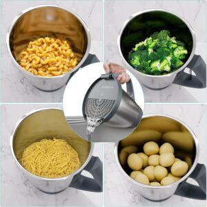 OTOmitra Passoire a pates pour Thermomix TM6 TM5, aide a egoutter et protection anti-eclaboussures, passoire a pates sans BPA, passo