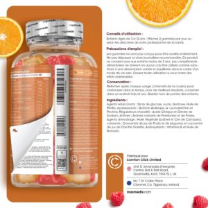 Multivitamines enfants 3+ – 120 gommes, Oméga 3-6-9