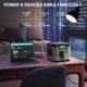 SWAREY Generateur Electrique Portable 518Wh Batterie Externe 220V Super Silencieux Sortir ACUSBType-CQC 3.0 (S500(500W))