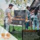 Barbecue au Charbon de Bois, XXL Grill a Charbon avec Couvercle, Barbecue Charbon de Bois Grande Taille avec Cheminee, Barbecue Char
