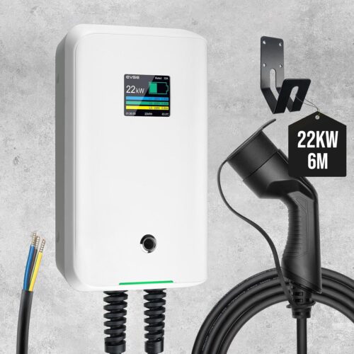 Chargeur Wallbox 22 kW triphasé Morec Type 2 32A IEC 62196-2