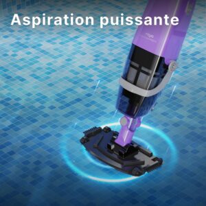 Niya AquaSweep S1 Rechargeable Handheld Vacuum Cleaner with Telescopic Handle, Powerful Suction, Hard to Access Corner Cleaning, 60
