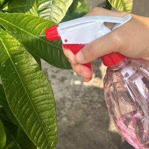Diompirux 3 Pieces Colore et Transparent 500ml Flacons Pulverisateur, Vaporisateur Vide Reutilisable avec Declencheur, Bouteille Spr