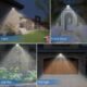Jsdoin Projecteur LED ExteRieur 50w, Lampes de SeCurite D'ExteRieur Avec de Tecteur de Mouvement, 4500 Lumens, 6500 K, Lampe de SeCu