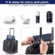 alkamto Oreiller de voyage ergonomique en mousse a memoire de forme avec coussin thermoregulateur - Sac de transport etanche inclus