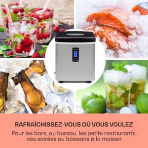 Machine à glaçons Klarstein Mr. Black-Frost 15 kg/24h
