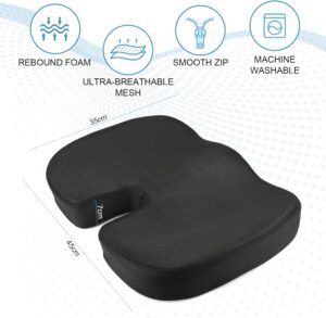 Coussin coccyx ergonomique mousse à mémoire de forme