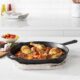 Amazon Basics Poele a frire en fonte pre-enduite, 38.9 cm, Noir