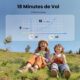 Ameta Morpho Drone avec Camera pour Enfant, 1080P FPV Mini Drones avec Module STEM 32 Lumiere RGBVol CirculaireFlip 3D Vol de 18