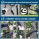 PHYSEN Hamac de Camping avec Moustiquaire, Hamac d'exterieur 2 Personnes,300 kg Capacite de Charge hamac, Ultra-leger Nylon a Parach