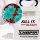 Chapin International Chapin 20074 Pulverisateur d'eau de Javel avec Bouclier en Bonus, Blanc translucide 3,8 l