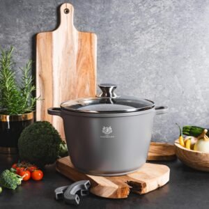 Faitout induction KARL HAUSMANN 10L Ø28 cm, couvercle verre