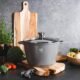 Faitout induction KARL HAUSMANN 10L Ø28 cm, couvercle verre