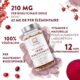 Fer Complement Alimentaire Vitamine C Acerola - Fer Bisglycinate 42mg Iron Complement Alimentaire Haute Biodisponibilite Vegan Ene