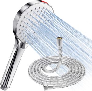 Pomme de douche SREWOHS haute pression 5 jets anti-calcaire