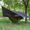 AnorTrek Camping Hammock avec moustiquaire et bache de Pluie, hamac Double Portable avec Deux Sangles d'arbre, hamac en Nylon 210T e