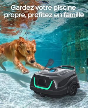 81cV1mrNuYL._AC_SL1500_.jpg Robot piscine WYBOT A1 sans fil 120 min, 4 cycles, 100 m²