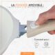 81cuuUMefL._AC_SL1500_.jpg DIVORY Poele 24 cm I Poignee amovible induction Revetement aluminium - Poele moyenne protege-poele - Poele a induction