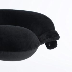 81d17kCbiiL._AC_SL1500_.jpg Makimoo Oreiller de Voyage en Mousse a memoire de Forme, Coussin Cervical, Confortable et leger, ideal pour Dormir dans lAvion, la