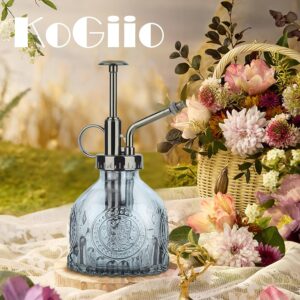 81d9hRJI6KL._AC_SL1500_.jpg KoGiio Verre Plantes Vaporisateur D'arrosage, 200ml Retro avec Pompe Arrosoir, Une Main Darrosage Pulverisateur Brumisateur pour Jar