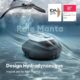 Ultenic Pooleco 10 Pool Robot, Wireless Pool Vacuum Cleaner 90min and 2.5 Liters, Self-Parking, Easy Care, for All Shapes and Surfac