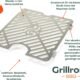 Grillrost.com Das Original Sizzle ZoneProtection Contre Le Vent pour NapoleonBroil KingRosle, Taille:Grille Sizzle Zone pour Rogu