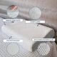 VALENTIA MEDICAL Oreiller Ergonomique Cervical - Oreiller Memoire Forme - Coussin Cervicales - Oreiller Cervical -Oreiller Orthopedi