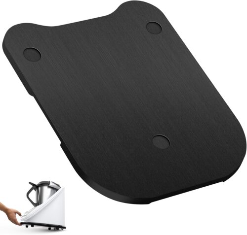 BJNN Planche Coulissante pour Thermomix TM6 TM5, Planche Support pour Thermomix, Planche a Roulettes pour Thermomix, Deplacement Rap