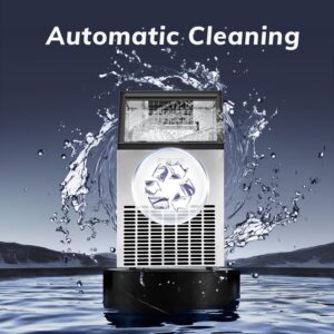Machine à glaçons commerciale 45,4 kg/24 h autonettoyante
