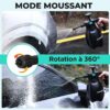 HAUSHOF Pulverisateur Mousse Manuel 2 L, Pulverisateur a Pression a Main avec 2 Buses Reglables, pour Lavage Voiture, Nettoyage Dome