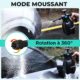 HAUSHOF Pulverisateur Mousse Manuel 2 L, Pulverisateur a Pression a Main avec 2 Buses Reglables, pour Lavage Voiture, Nettoyage Dome