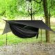 Ensemble de hamac de Camping Portable, hamac Double Simple, moustiquaire, Tente Pare-Pluie, lit Suspendu en Tissu Parachute Haute re