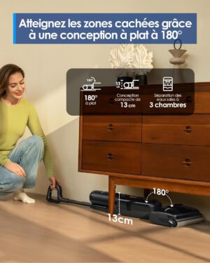 81foOR7g75L._AC_SL1500_.jpg Aspirateur laveur sans fil Tineco Floor One S7 - 50 min