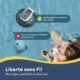 Ultenic Pooleco 10 Pool Robot, Wireless Pool Vacuum Cleaner 90min and 2.5 Liters, Self-Parking, Easy Care, for All Shapes and Surfac
