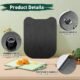 BJNN Planche Coulissante pour Thermomix TM6 TM5, Planche Support pour Thermomix, Planche a Roulettes pour Thermomix, Deplacement Rap
